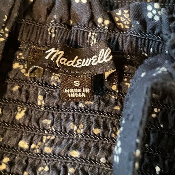 Madewell Navy Blue Top Size Small - Picture 3 of 8